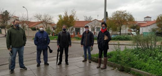 Vistita de Izquierda Unida a Campamento